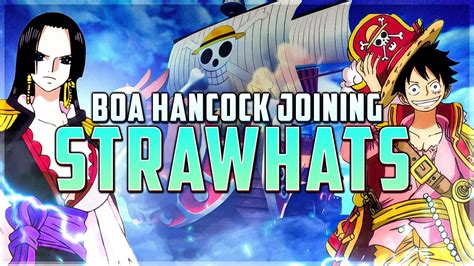 does boa hancock join luffy crew